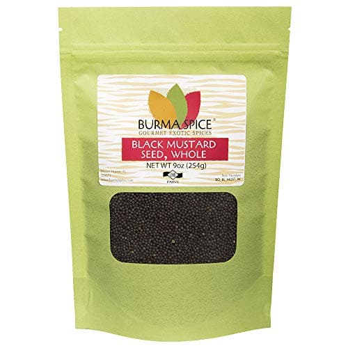 Black Mustard Seed, Whole | Pungent Mustard Seed | Used in Indian and Ethiopian Cuisine 9 oz.