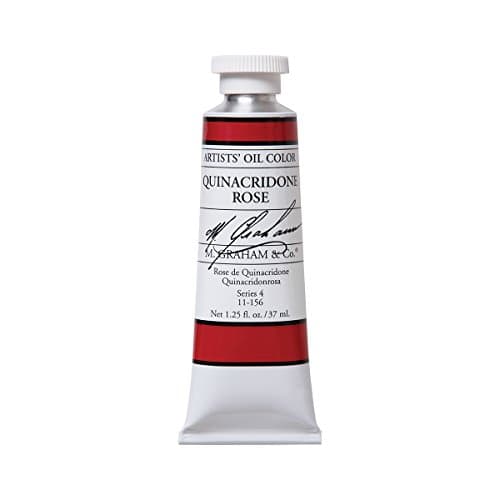 M. Graham 30ml Tube Oil Paint, Quinacridone Rose