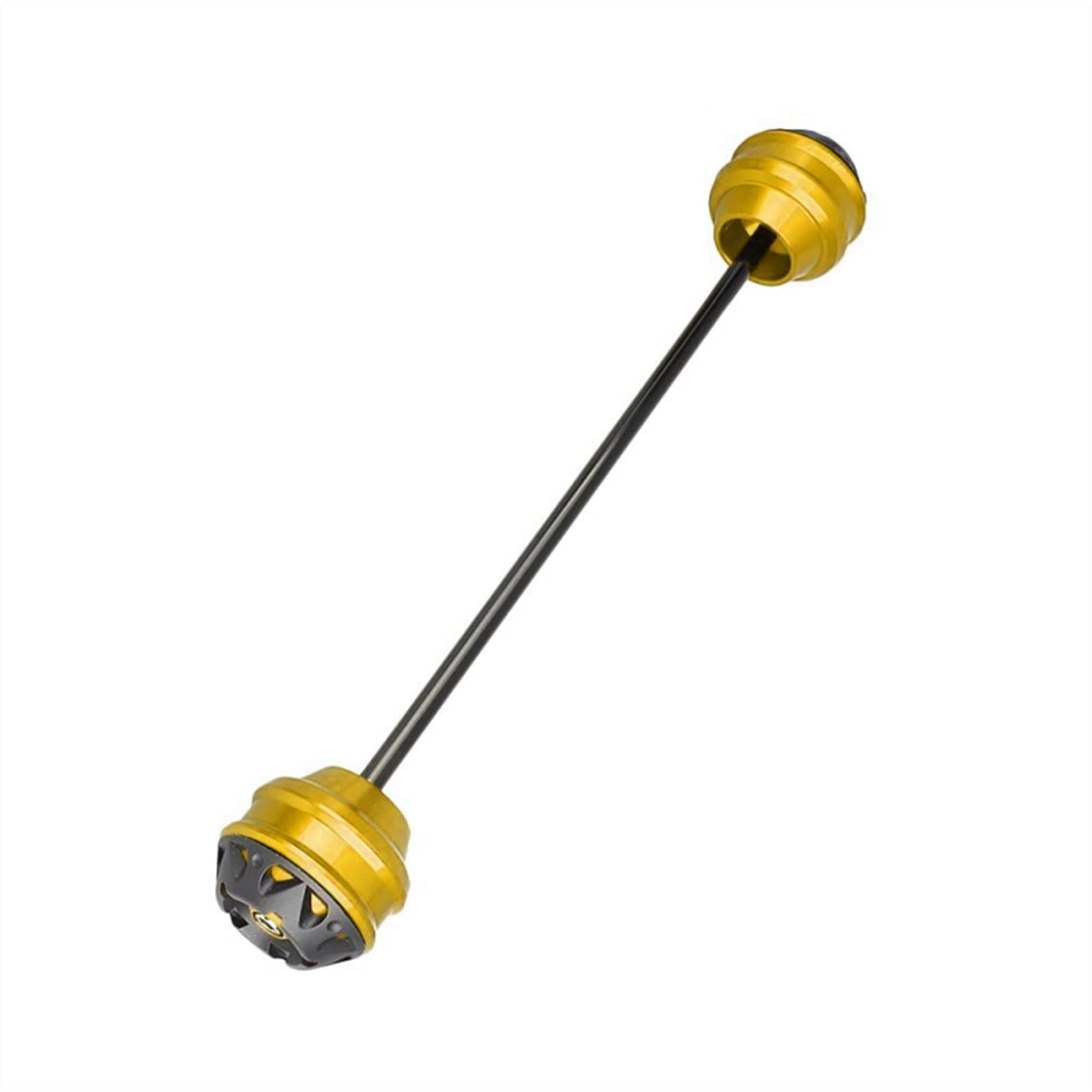 For KAWASAKI Z650 Z900 Z900RS Z750 Z750S Z750R Z 650 750 900 RS Front And Rear Axle Sliders Fork Wheel Protection Crash Pad Kit Decorate (Color : Rear wheel golden)