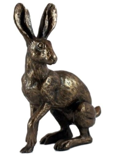 Bronze Hare Sculpture Buttercup Statue Harriet Glen
