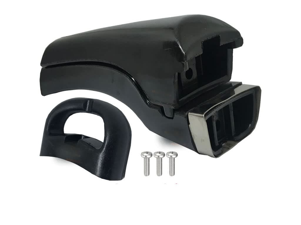 PARDZWORLD Pressure Cooker Handles Set [3 handles with S S Screws] Suitable for Prestige Deluxe Model 5 Liter Aluminium Cookers ONLY. Match-Buy. Color:Black