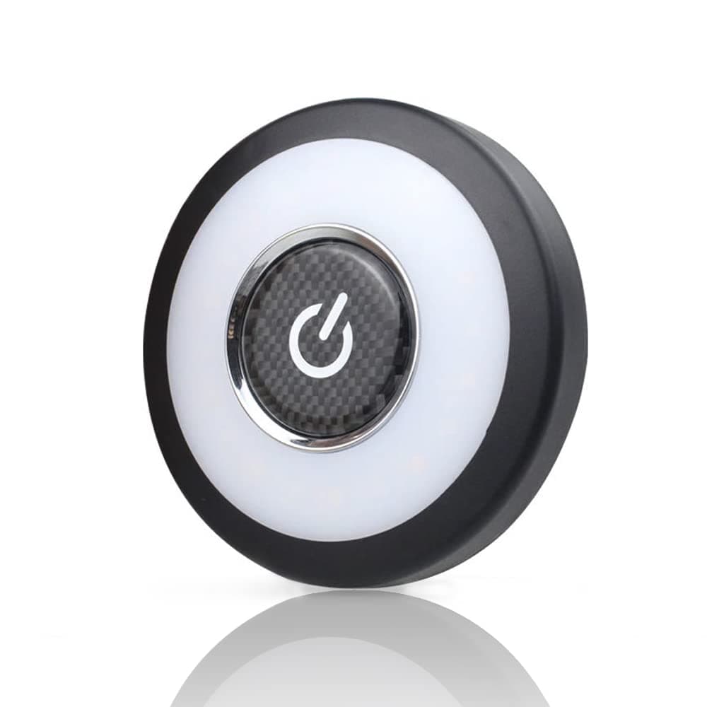 TYMXGHF Viesyled USB Rechargeable Car Interior Led Trunk Cargo Area Light,12V Bright Multi-Function Wall Light Stick on Anywhere Push Lamps for Vehicle RV Camping Bedroom Cabinet (3 Colors)