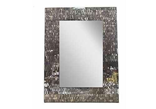 Designe Gallerie Contemporary Large Antique Style Rectangle Mosaic Wall Mirror