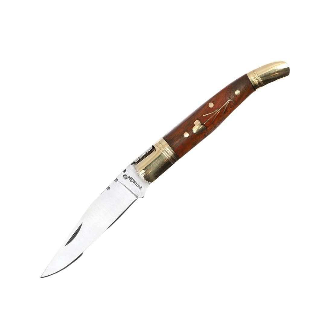 Perkin Handmade Pocket knife, Foldable and Non- Locking