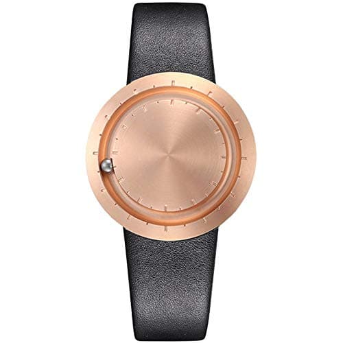 The Elegant Watch Lavaro Abacus – A Special Designer Rose Gold Watch with Swiss Quartz Movement – Made in Germany – Brushed Polished Stainless Steel Body – Steel Ball and Magnet Analog 853561