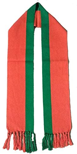 Sheela Ad Makers Cotton BJP Flag Colour Printed Scarf