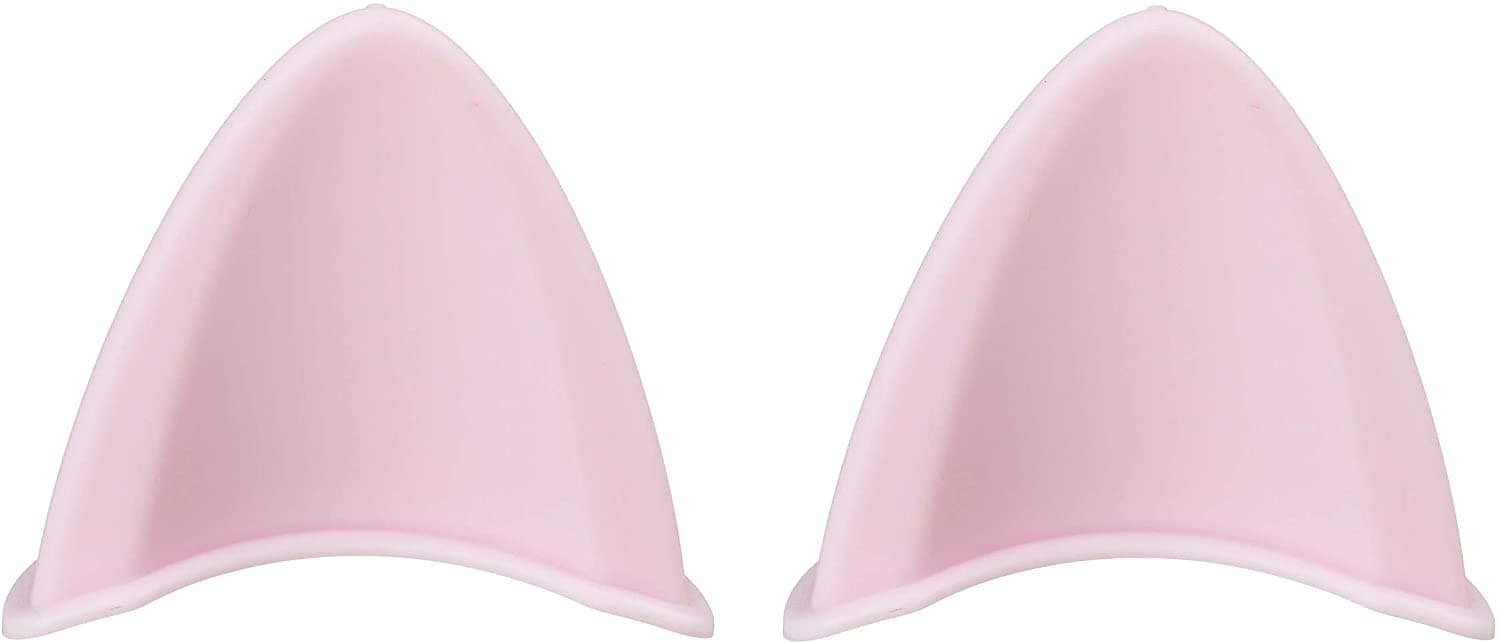 SELVIKE Devil's Helmet Horn with Suction Rubber Pad for All Bikes and Motorcycles (Pack of 2) (CAT Pink)
