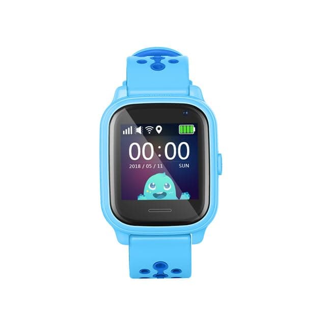 AEsmart - Wonlex Smart Watches Kids 𝖦РЅ Anti-lost Location trасker Baby Gift Clock 2𝖦 KT04 ѕimѕ cards ЅОЅ Са|| Audio Chat Smart Саmеrа Рһопе (Blue SA)