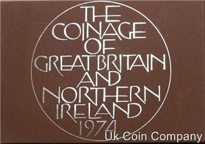 1974 Royal Mint Uk Decimal Coin Proof Set