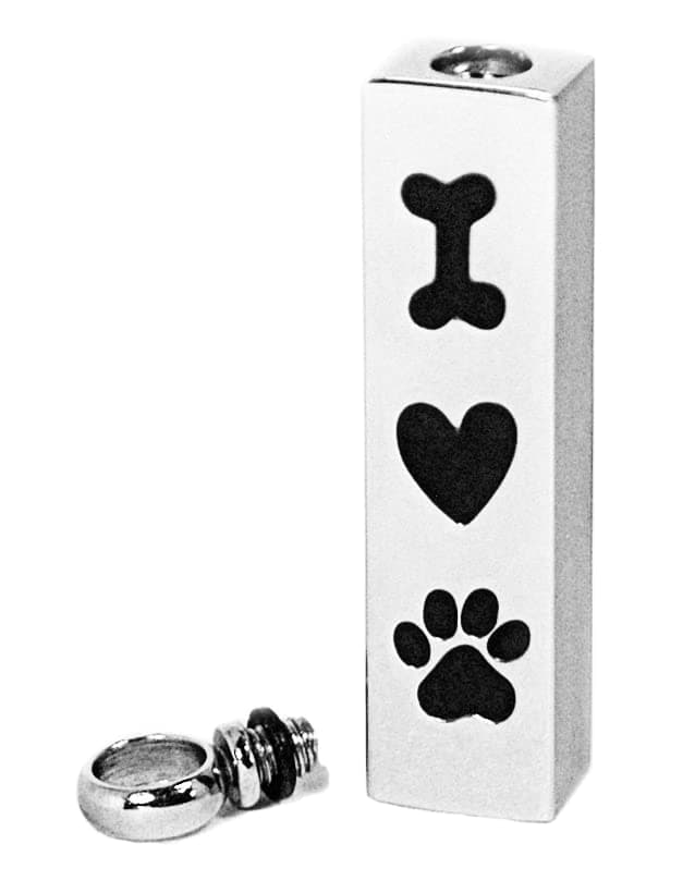 Love Buddy Pet Love Vial Keepsake Memory Pendant