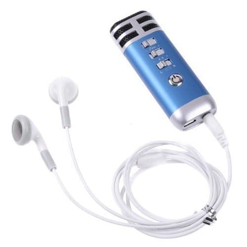 Mini Pocket Microphone Karaoke Player Home KTV Work with iPhone iPad Mp3 Mp4 PC