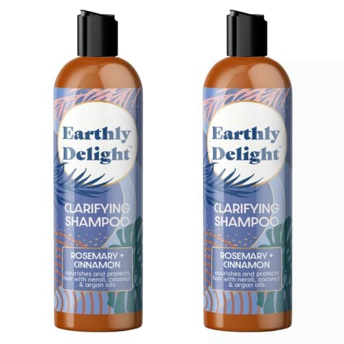 Lafe's Earthly Delight | Clarifying Shampoo formerly Tropical Rain - 2 Pack - 16oz Each | Ideal for Normal to Oily Hair | Safe for Color Treated Hair | Packaging May Vary