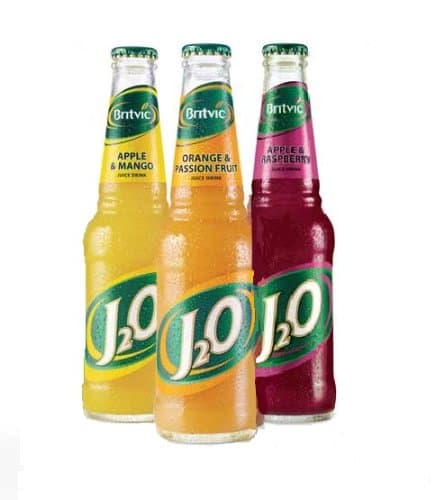 J20 275ml Mixed Case - 24 Bottles (Orange & Passionfruit, Apple & Mango, Apple & Raspberry)