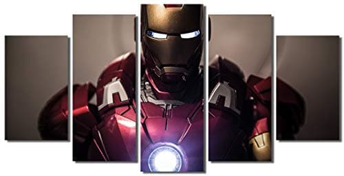 Picture Sensations® Framed Canvas Art Print, Iron Man Marvel Avengers Age of ultron Super Hero - 60"x32"