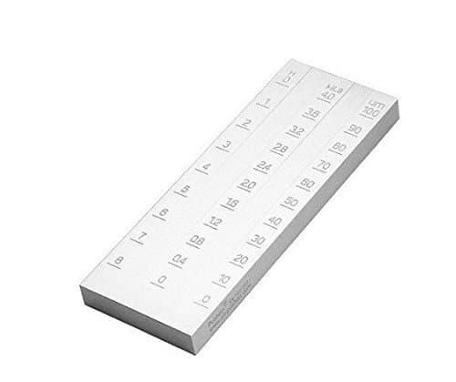 Double Groove Grindometer Fineness of Grind Gauges, No.of Path: 2, Scales: Micron/H/Mils, Range: 0-100/8-0/0-4
