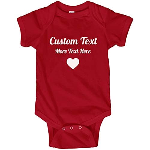 Personalized Baby Outfit with Custom Text: Infant Bodysuit