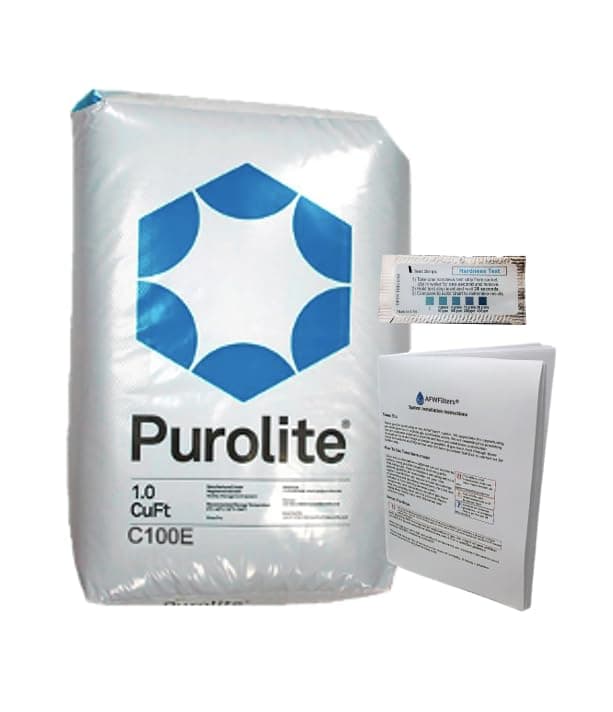 AFWFilters Purolite C100E Resin C-100E Replacement for Water Softener 1 Cu Ft Bag