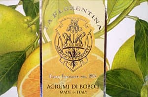La Florentina Tuscany Agrumi Boboli Citrus Luxury Single Soap 10.5 Oz. from Italy