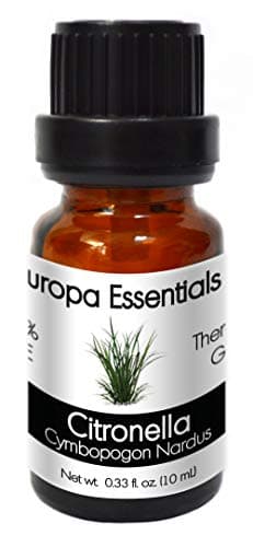 Europa Essentials 100% Pure Therapeutic Grade Essential Oils, 36 Aromatherapy Scents Collection – Citronella, 10ml
