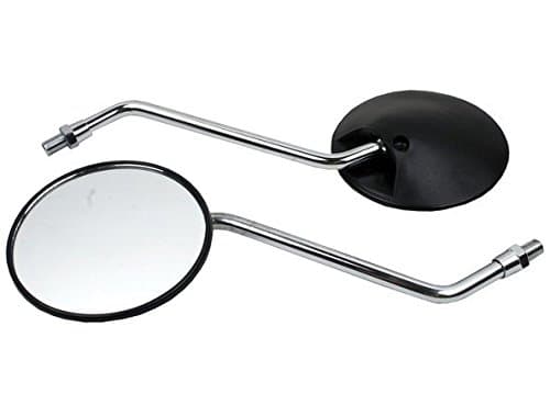 2x Motorcycle Side Mirror Motorbike Rear View Left & Right Side View Mirrors Fit For HONDA XR250 XR400 XR600