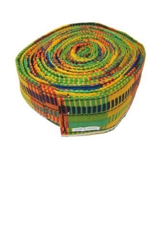 Djembe Drum Deluxe Standing Strap - 2"x15' Adult Size - African cloth print from Ghana