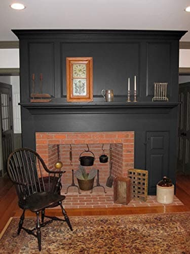 Acrylic Latex Paint, Satin Black, #1726, 1 Quart