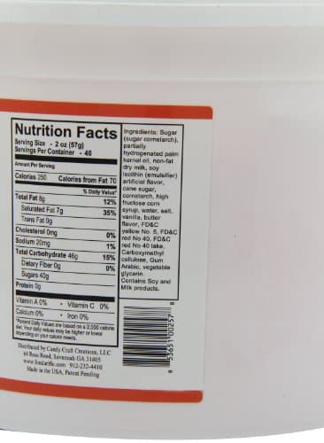 Fondarific Buttercream Orange Fondant, 5-Pounds