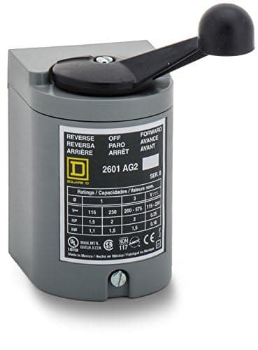 NEW SQUARE D 2601AG2 REVERSING DRUM SWITCH B 575V-AC 1-1/2HP B247784