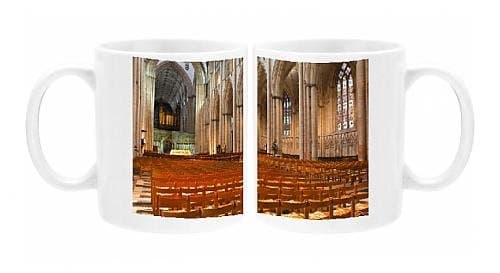 Photo Mug of The nave of York Minster, one of the finest examples of Gothic architecture in