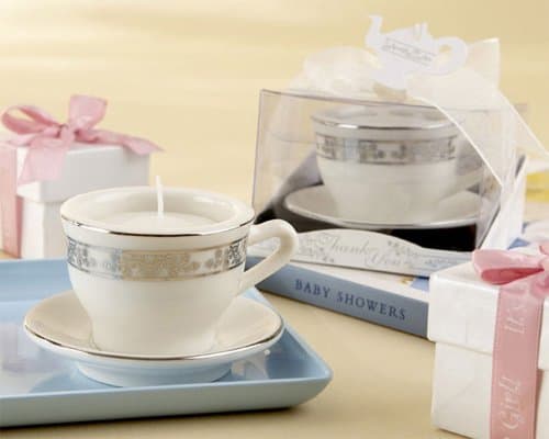 Teacups and Tealights Miniature Porcelain Tealight Holders [Set of 24]