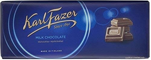 Blue Original Finnish Milk Chocolate Bar, 200g, Made in Finland