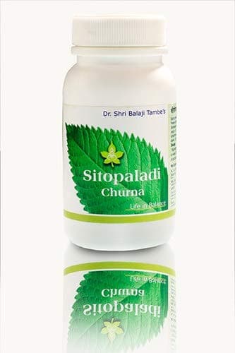 Dr. Balaji Tambe, Santulan SITOPALADI Churna, 60g, Cough, Cold