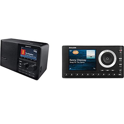 SiriusXM Sound Station - Internet radio by Grace Digital - GDI-SXTTR2 with SiriusXM SXPL1V1 Onyx Plus Satellite Radio with Vehicle Kit With Free 3 Months Satellite and Streaming Service