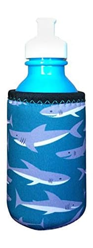 Koverz for Kids - #1 Neoprene Baby Bottle/Sippy Cup Insulator Cooler Coolie - Choose from 30+ Styles! - Sharks