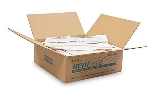 NeatSeat: Half Case (125 seat Covers per pad, 20 Pads per Box)