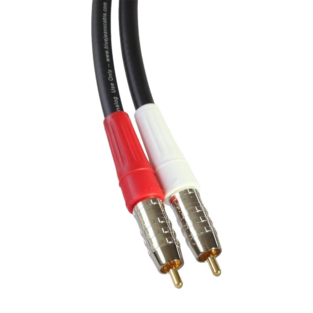 Blue Jeans Cable BJC LC-1 Stereo Audio Cables, 3 foot