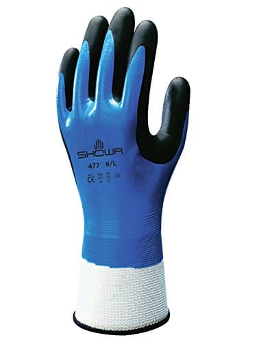 Showa Gloves SHO477-XL No.477 Insulated Glove, Size: X-Large, White/Blue/Black