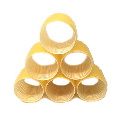 6 Pack - 2.5-3.0IN (64-74MM) Diameter Jumbo Size Hair Roller Self Grip Salon Hair Dressing Curlers Big Curlers Create Volume