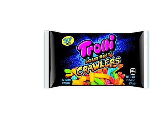 Trolli Gummy Candy Brite Crawler, Mini Sour, 1.25 Ounce (Pack of 24)