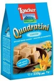 Loaker Quadratini Vanilla Bite Size Wafer Cookies, 8.82 Oz (Pack of 3) by Loaker