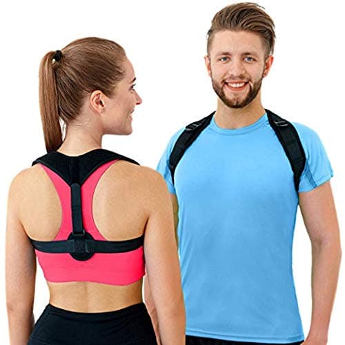 Posture Corrector for Women Men Teens,Shengsite Soft and Comfortable Upper Back/Shoulder/Clavicle Support Adjustable Brace for slouching and Hunching fix