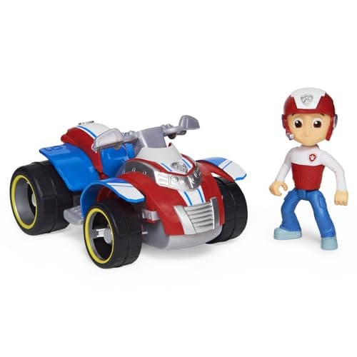 Paw Patrol, Ryder’s Rescue ATV, Toy Vehicle with Collectible Action Figure, Sustainably Minded Kids’ Toys for Boys & Girls Aged 3 and Up