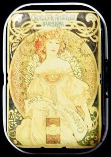 ‘Chocolate Amatller Barcelona’ Motif Mints Tin, Pill Box, Mints Box, Small Change Box