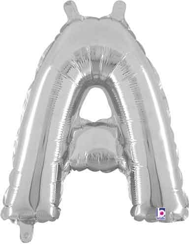 Single Source Party Supplies 14" Silver Letter A Air-Fill Balloon