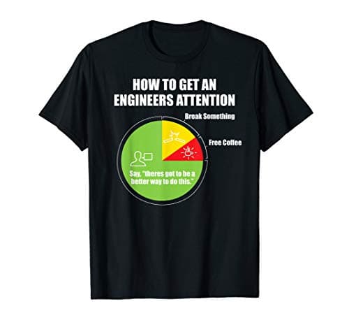 Engineers Are Geniuses Funny EngineeringHow To Get An Engineers Attention: Engineering Funny T-ShirtOEKO-TEX STANDARD 100