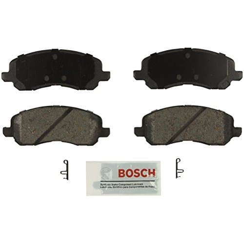 BOSCH BE866 Blue Ceramic Disc Brake Pad Set - Compatible With Select Chrysler 200, Sebring; Dodge Avenger, Caliber, Stratus; Jeep Compass, Patriot; Mitsubishi Eclipse, Galant, Lancer, Outlander; FRONT
