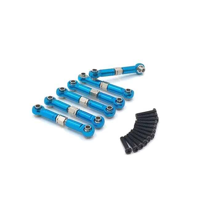 STBUY LLP HS RC Car Parts 18301 18302 18311 18312 18321 18322 RC Car Parts Metal Upgrade Modification Adjustable Link ( Color : Sky Blue )