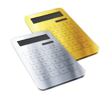 Dci Number Cruncher, Metallic Silver 10 Digit Calculator