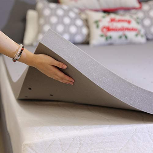 VLAVEN 3.5 Inch Memory Foam Mattress Topper - CertiPUR-US Certified, King
