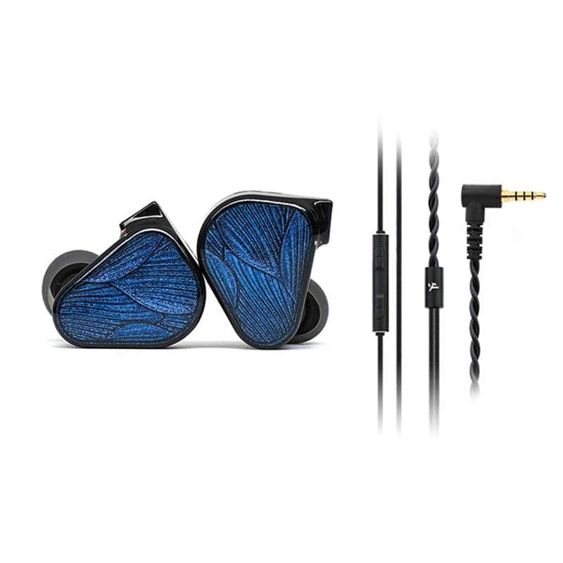 TRUTHEAR x Crinacle Zero: BLUE2 Dual Dynamic Drivers in-Ear Headphone with Detachable Cable (3.5mm+mic Cable)